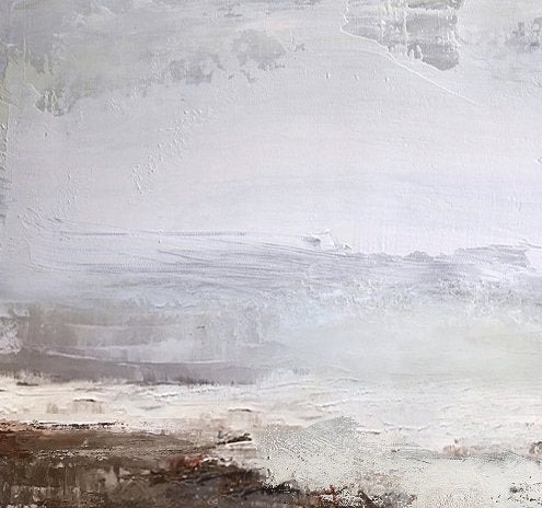 Scenic Gray Abstract Canvas Wall Art KLZ14 wall art